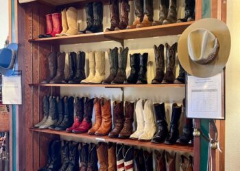 The Shop Outpost, 5728 E. Colfax Ave., carries a variety of vintage and gently worn Western boots. (Suzanne S. Brown, Special to The Denver Post)