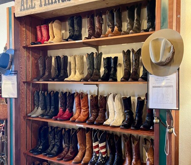 The Shop Outpost, 5728 E. Colfax Ave., carries a variety of vintage and gently worn Western boots. (Suzanne S. Brown, Special to The Denver Post)