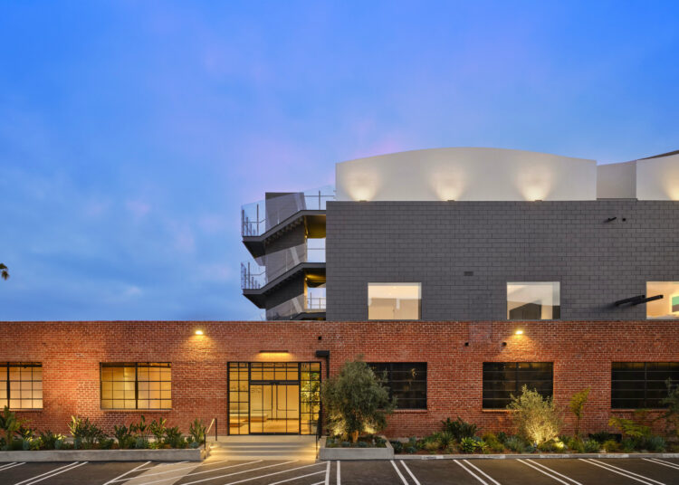 The exterior of Apple's LA Music Studio in Culver City