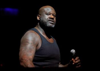 FILE - Shaquille O'Neal performs during Shaq's Fun House Super Bowl event at Talking Stick Resort in Scottsdale, Ariz., on Feb. 10, 2023. (Photo by Rick Scuteri/Invision/AP, File)