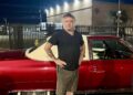 Fat Mike outside the Punk Rock Museum in Las Vegas.