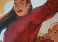 Roku with his friend Gyatso on the cover of The Awakening of Roku.