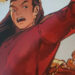 Roku with his friend Gyatso on the cover of The Awakening of Roku.