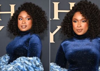 Jennifer Hudson Turns Up the Volume in Blue Velvet Kilian Kerner