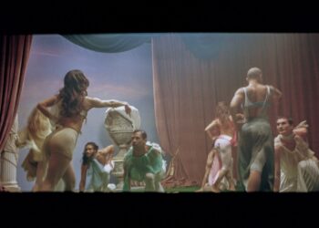 Image may contain Stage Person Child Dancing Leisure Activities Adult Indoors Theater Face and Head