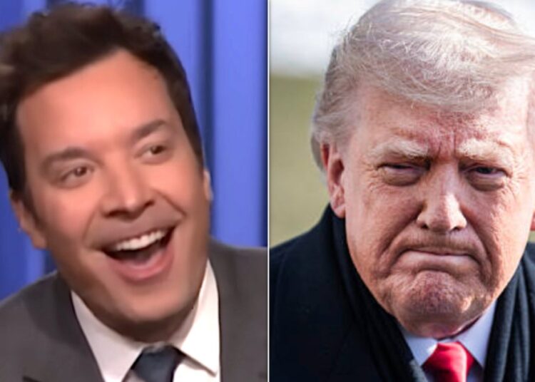 Jimmy Fallon Uses Steamy Gay Drama To Mock Trump's Falling Popularity
