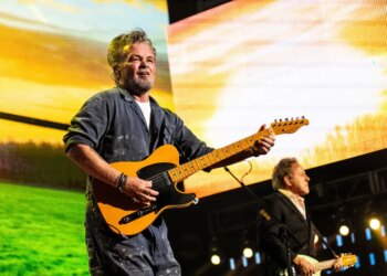 John Mellencamp performs during Farm Aid on Saturday, Sept. 23, 2023, in Noblesville, Ind.