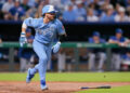 Kansas City Royals shortstop Bobby Witt Jr. (7). © William Purnell-Imagn Images