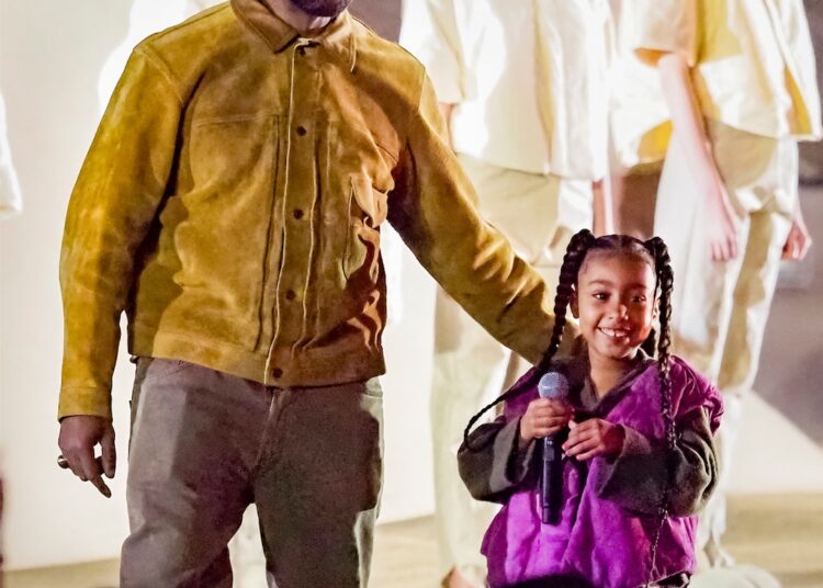 Kanye West, North West Rap Song About Piercings, Tattoos