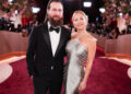 Danny Fujikawa and Kate Hudson at the 83rd Annual Golden Globes held at The Beverly Hilton on January 11, 2026 in Beverly Hills, California.