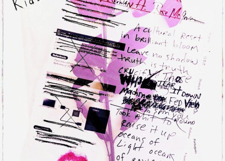 Kid Bookie “Rose McGowan” (ft. Rose McGowan) single artwork