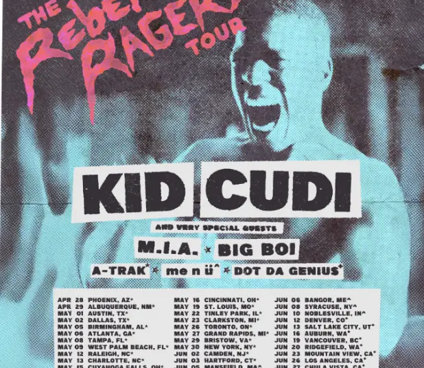 The Rebel Ragers Tour kid cudi