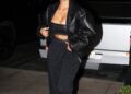 Kim Kardashian announced the NikeSKIMS Air Rift sneaker launch in a pair of the split-toe shoes