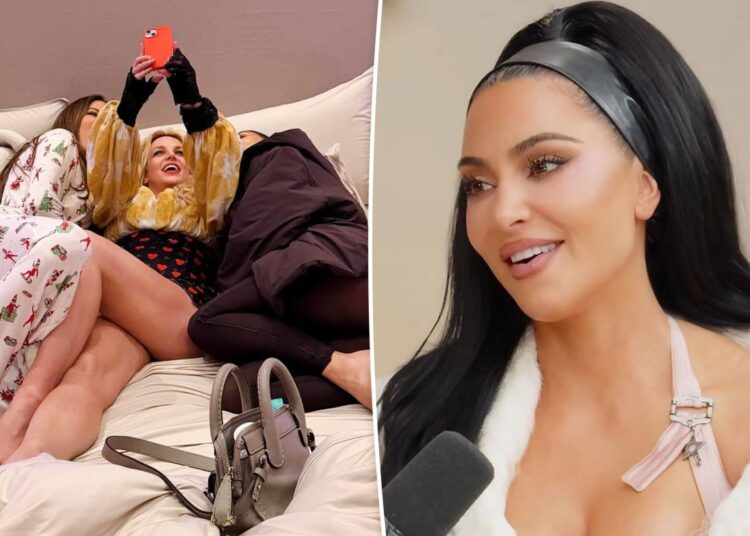 Kim Kardashian details 'crazy sleepover' with Britney Spears: 'Wanted some girl time'