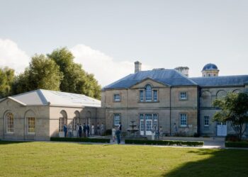 How the King's Hall will look from the back of the house