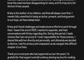 desmond scott addresses divorce from kristy