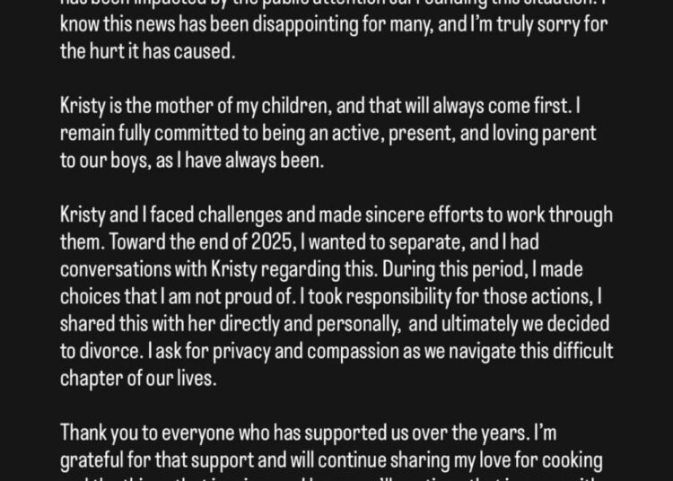 desmond scott addresses divorce from kristy