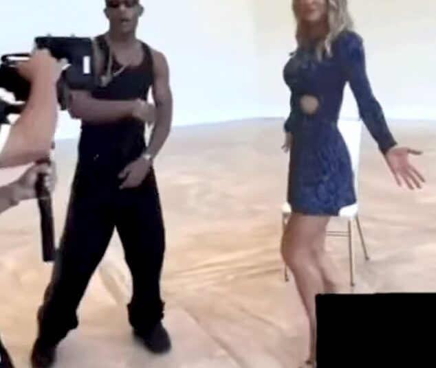 Lara Trump was seen dancing alongside Egyptian actor and singer Mohamed Ramadan, who is collaborating with the president's daughter-in-law on the song 'Sah-Sah'