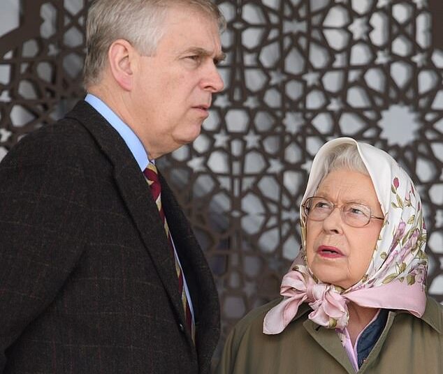 Andrew Mountbatten Windsor, 65 (left) was often widely believed to be the late Queen Elizabeth's (right) favourite son. She remained fiercely protective of her second son, even after Andrew was accused of sexual assault by late Epstein victim, Virginia Giuffre, in 2019