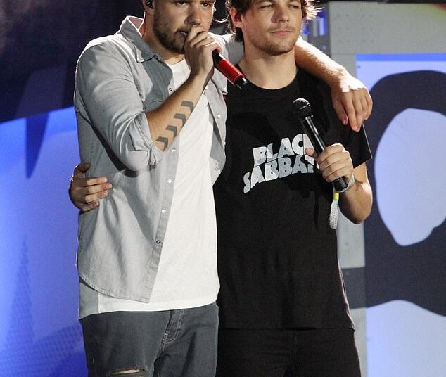 Louis Tomlinson said his new song about his late One Direction bandmate Liam Payne will be 'challenging to sing live' (pictured together in 2015)