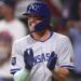 Jul 15, 2025; Cumberland, Georgia, USA; American League shortstop Bobby Witt Jr. (7) of the Kansas City Royals celebrates after scoring in the ninth inning during the 2025 MLB All Star Game at Truist Park. Mandatory Credit: Brett Davis-Imagn Images