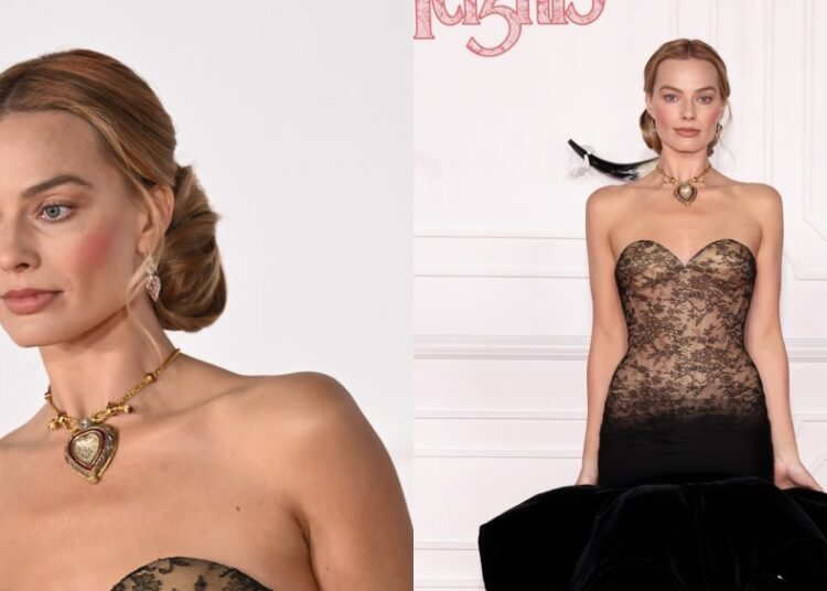 Margot Robbie Wows in Schiaparelli for 'Wuthering Heights' Premiere