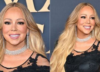 Mariah Carey’s Sheer Prada Lace Look Meets Her ’90s Grunge Revival