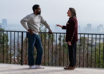 Yahya Abdul-Mateen II and Ben Kingsley in Wonder Man