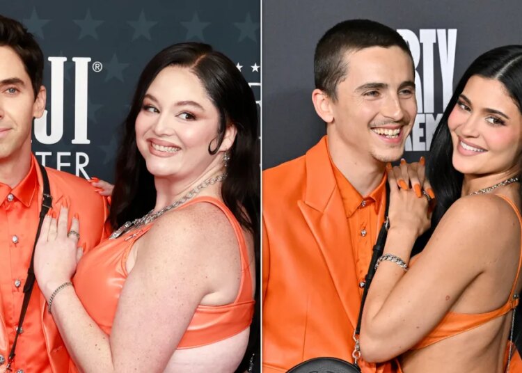 Meg Stalter And Paul Downs Dupe Kylie Jenner, Timothée Chalamet Matched Looks