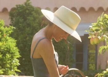 Meghan Markle Celebrates 'Simplicity' in Blue Sundress and Wide-Brimmed Hat