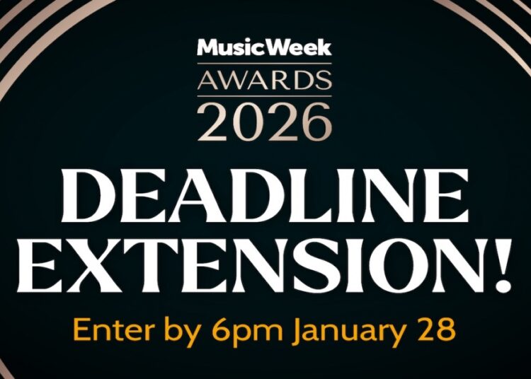 Music Week Awards 2026: Last chance to enter | Media