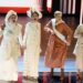 Members of the original Broadway cast of "Suffs," a musical coming to Philadelphia. (Photo by Charles Sykes/Invision/AP)