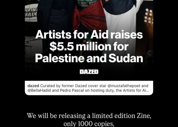 Mustafa's story with text about a zine.