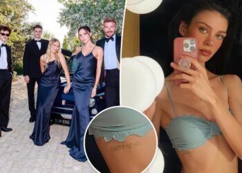 Nicola Peltz sends Brooklyn Beckham's family a message with tattoo as feud rages on