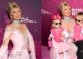 Paris Hilton Goes Pink in Tony Ward Dress for 'Infinite Icon' Premiere