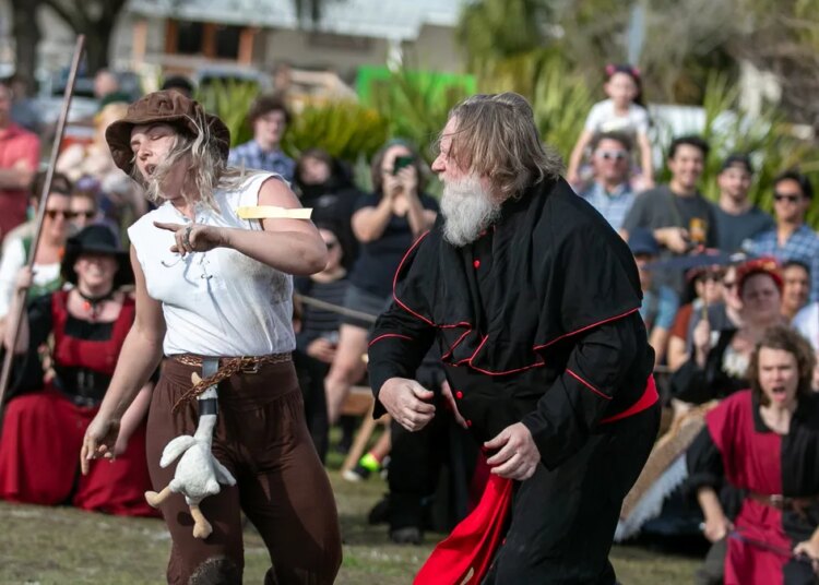 Parking and events at the 2026 Hoggetowne Medieval Faire in Gainesville