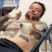 Corey Harrison in the hospital Corey Harrison/Instagram