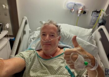 piers morgan hospitalized