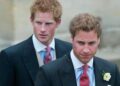 Prince Harry and his brother Prince William in 2005