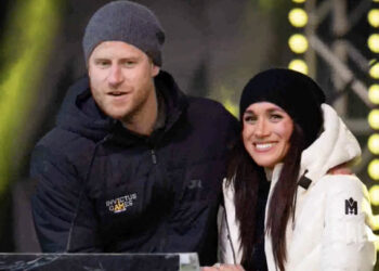 Prince Harry and Meghan Markle at Invictus Hames