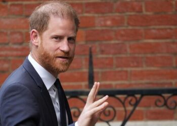 prince harry waving