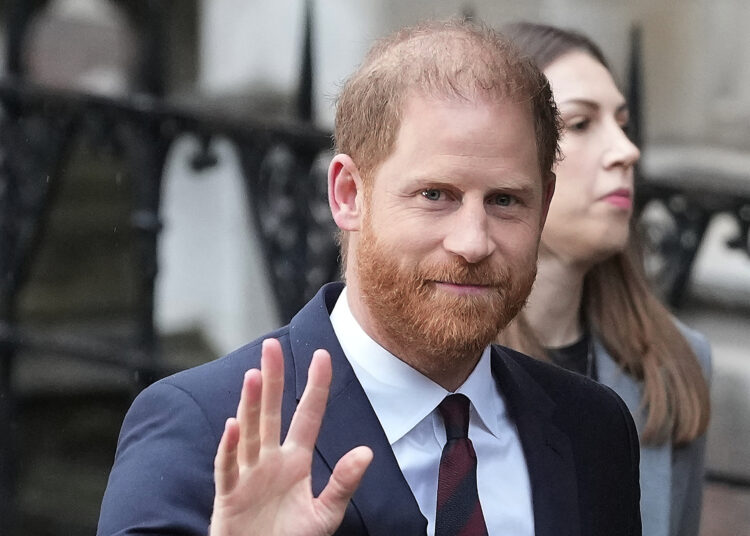 Britain's Prince Harry arrives at London's High Court to lead a group accusing the Daily Mail's publisher of privacy invasion through unlawful tactics, Wednesday, Jan. 21, 2026.