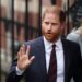 Prince Harry arriving at the Royal Courts of Justice to give his testimony in his trial against the publisher of the Daily Mail and The Mail On Sunday