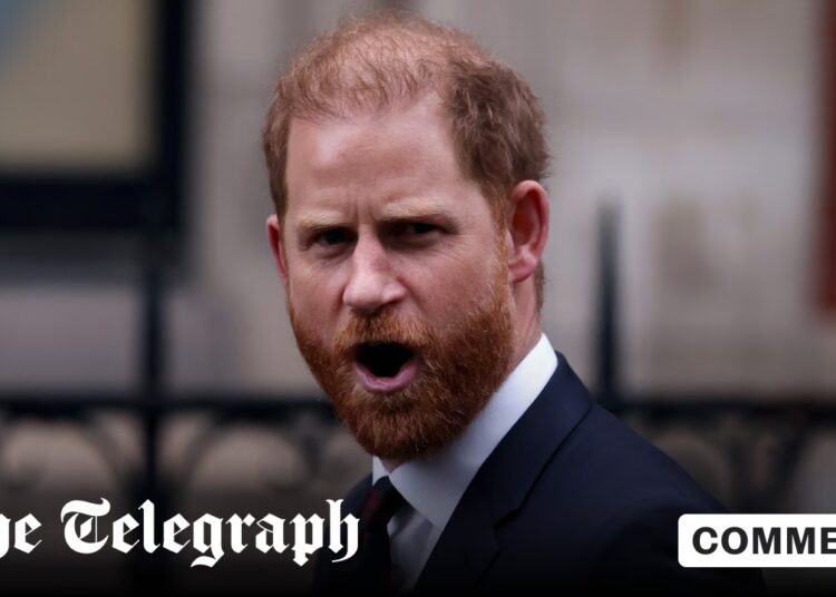 Prince Harry is the king of insufferable, bloviating hypocrisy