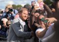 Prince Harry (pictured) will receive automatic taxpayer-funded armed police protection when he visits the UK, according to sources close to the Sussexes