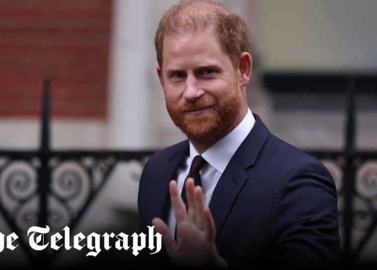 Prince Harry’s stalker sat behind Duke at High Court trial