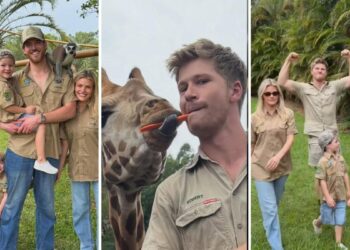 Robert Irwin reunites with Dancing With The Stars partner Witney Carson on a ‘legendary’ trip to Australia