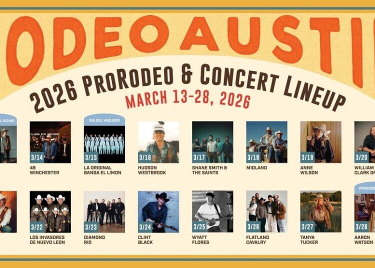 Rodeo Austin unveils star-studded music lineup for 2026 event