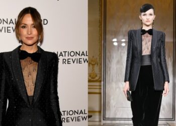 Rose Byrne Suits Up in Armani Prive at National Board of Review Gala