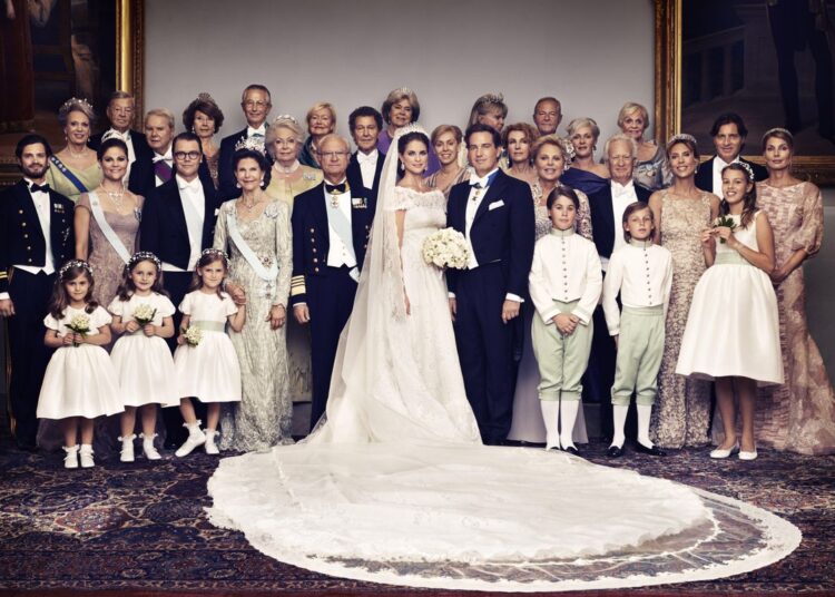 Princess Madeleine’s 2013 wedding to Christopher O’Neill was another fairytale occasion, marked by Valentino’s return from retirement.